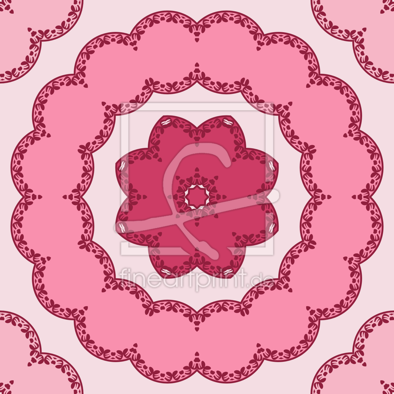Bild-Nr.: 9014254 Runde Blumen Kreisen erstellt von patterndesigns-com
