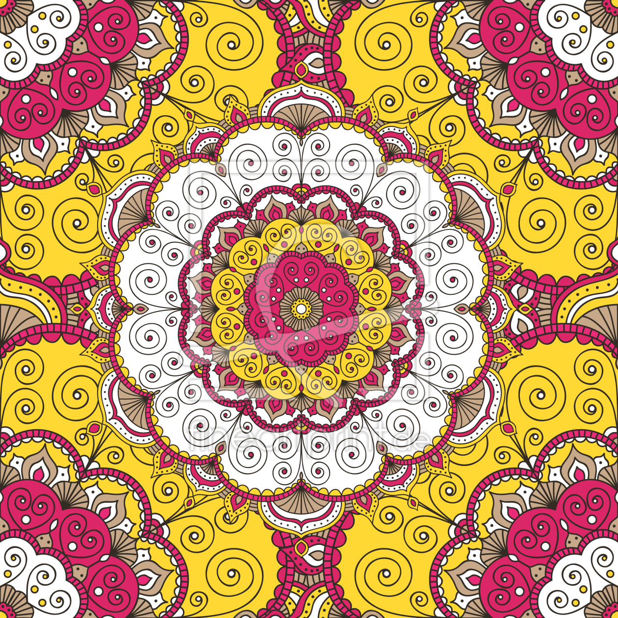 Bild-Nr.: 9014271 Orientalisches Mandala erstellt von patterndesigns-com