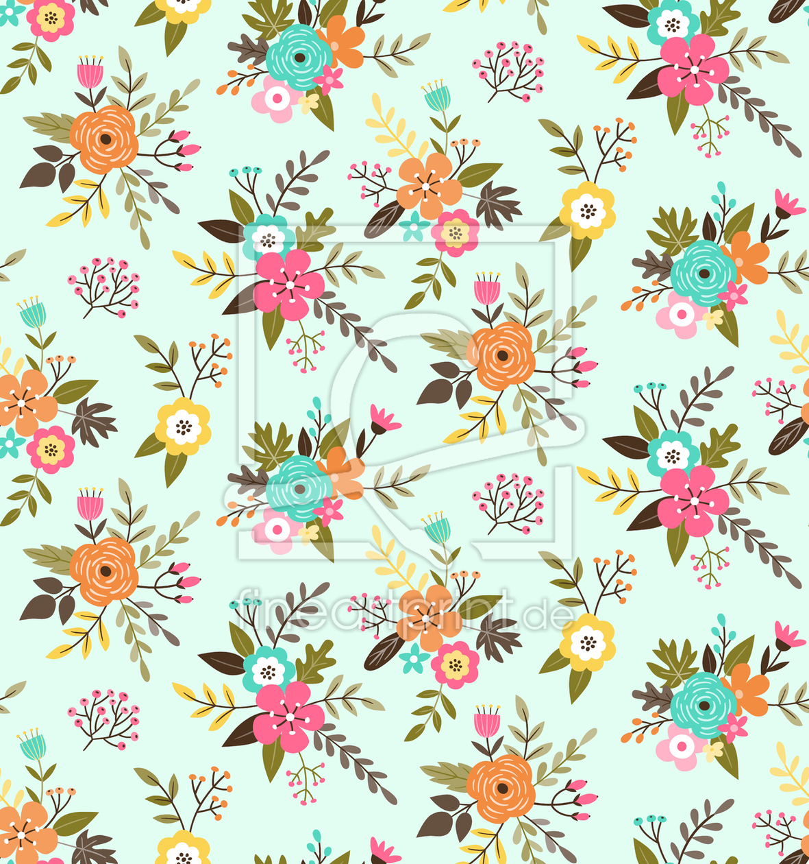 Bild-Nr.: 9014286 Vintage Bouquets erstellt von patterndesigns-com