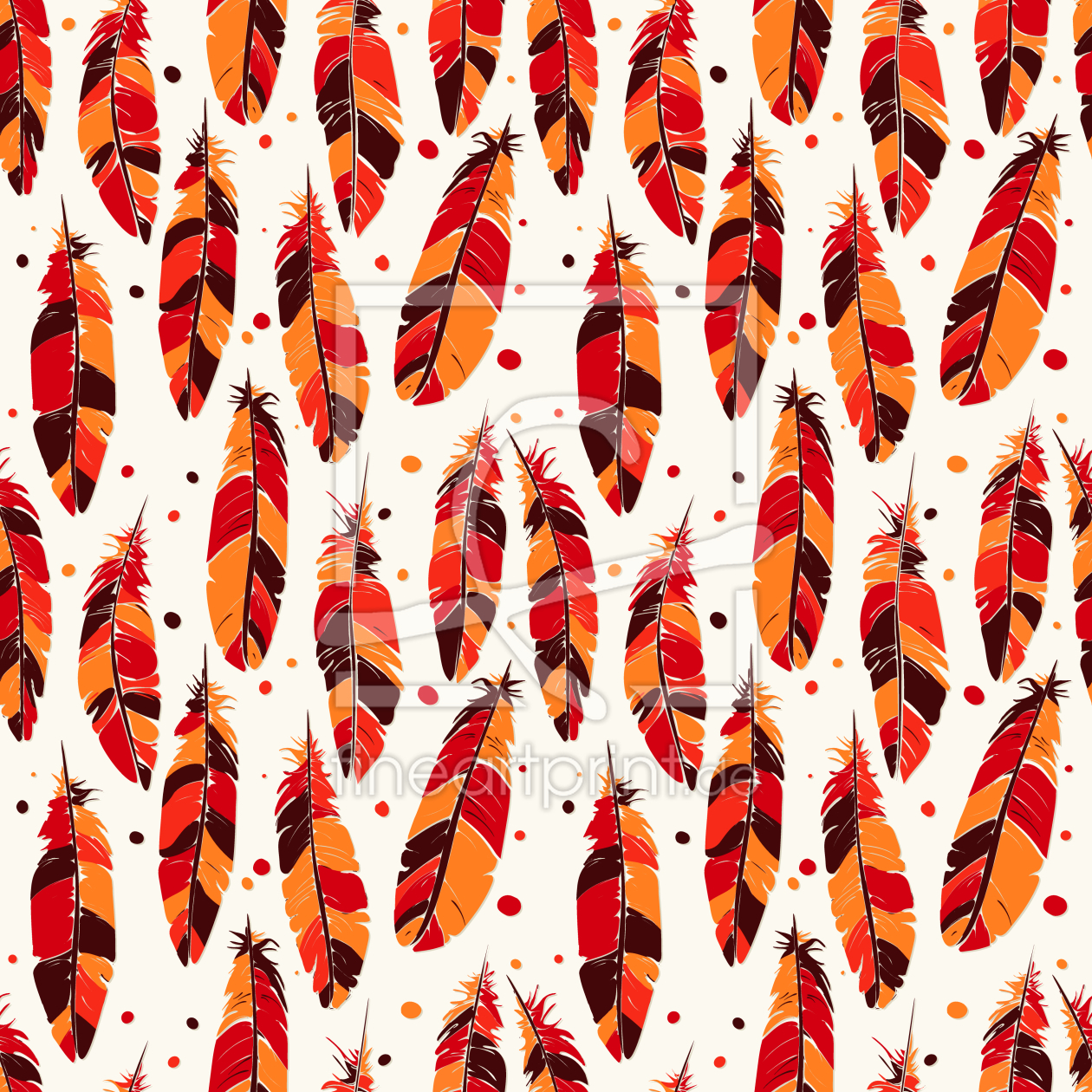Bild-Nr.: 9014311 Boho Federn erstellt von patterndesigns-com