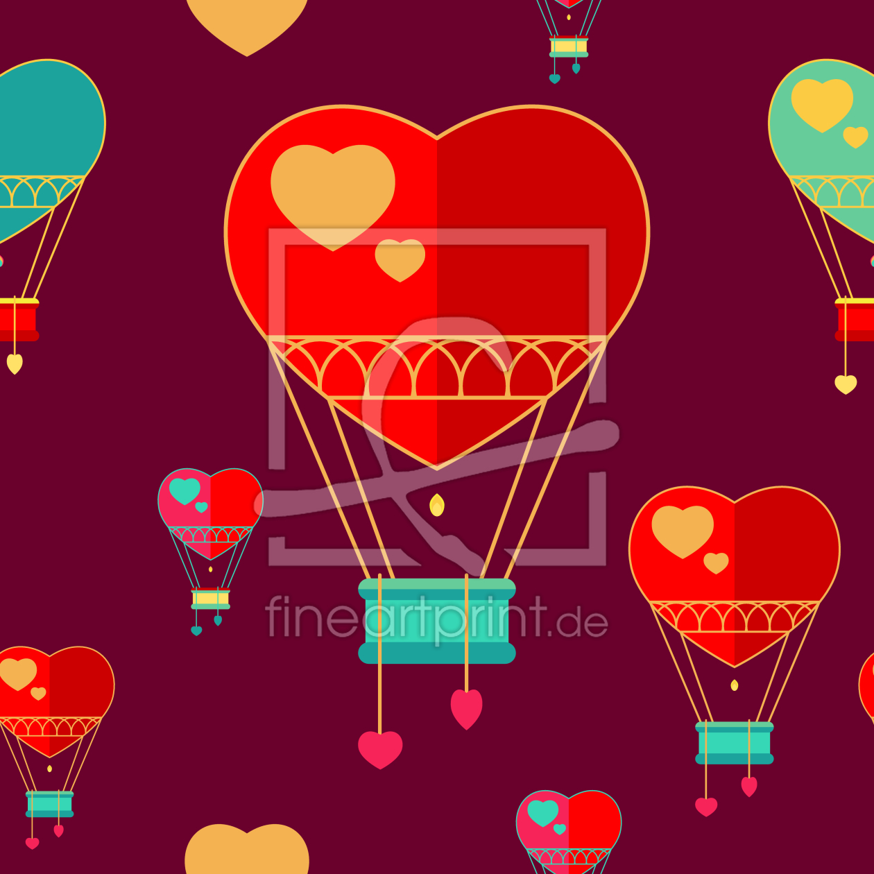 Bild-Nr.: 9014320 Romantische Ballons erstellt von patterndesigns-com