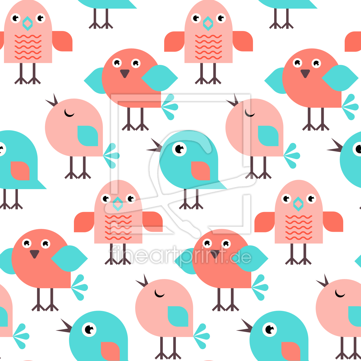 Bild-Nr.: 9014378 Singende Vögel erstellt von patterndesigns-com