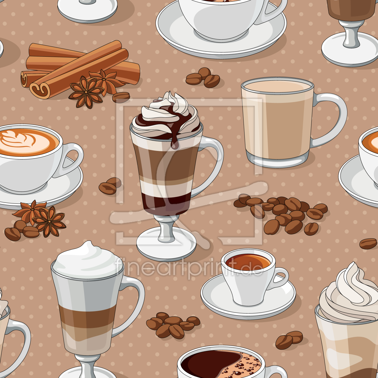 Bild-Nr.: 9014380 Kaffeelust erstellt von patterndesigns-com