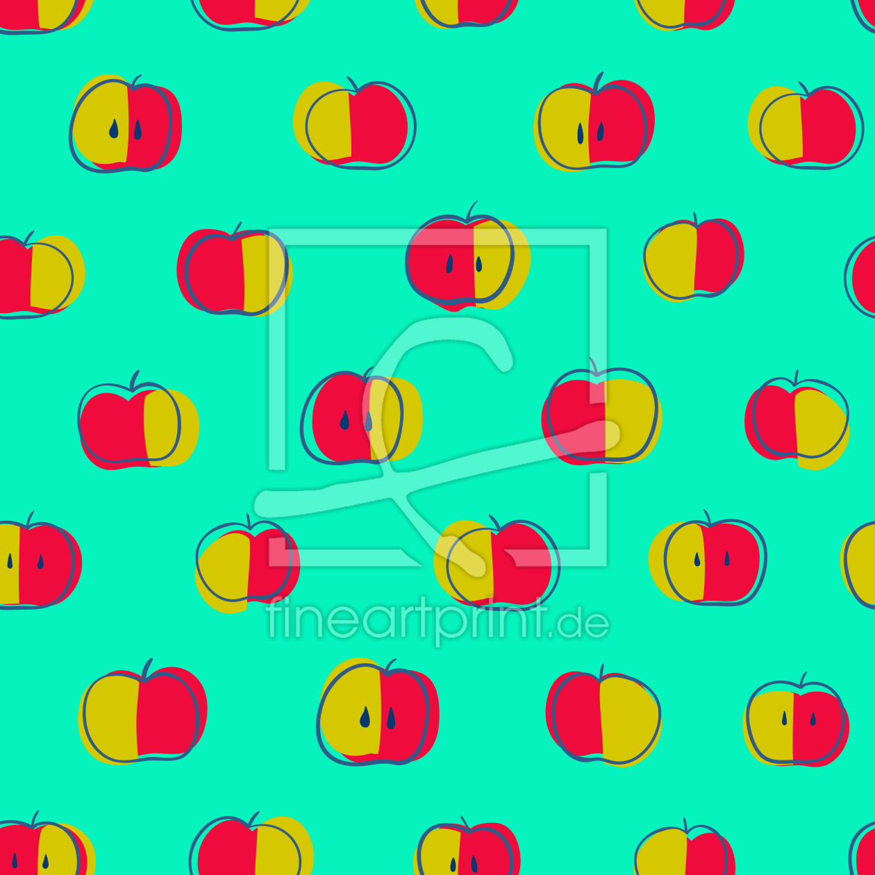 Bild-Nr.: 9014392 Polka Dot Äpfel erstellt von patterndesigns-com