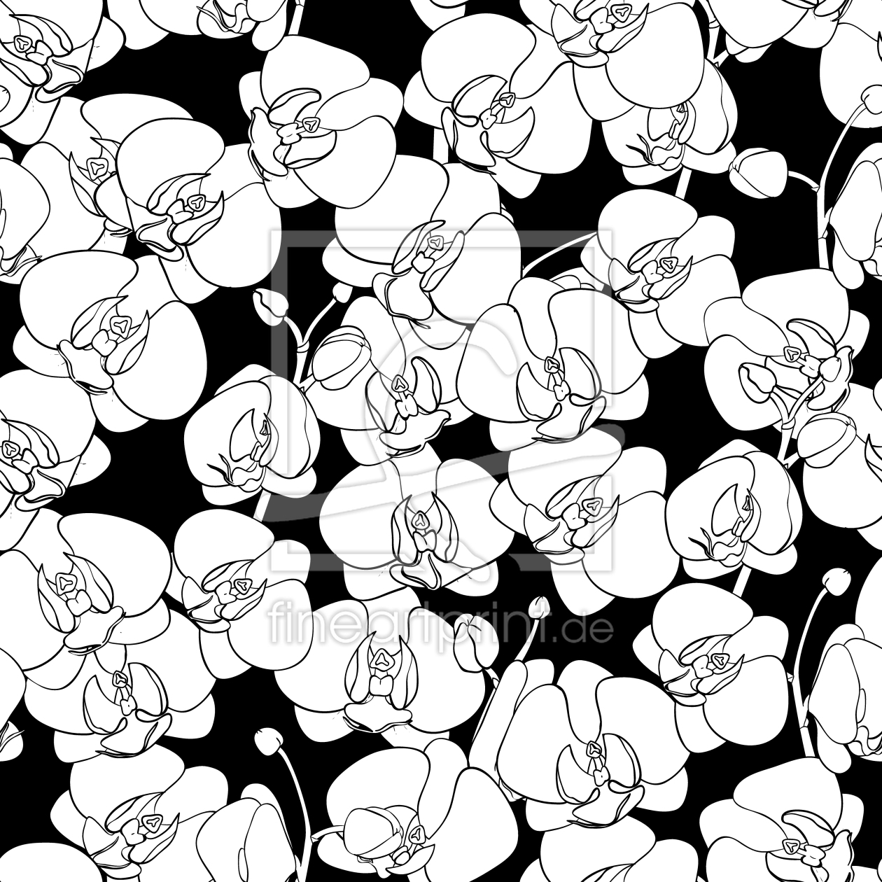 Bild-Nr.: 9014408 Orchideen Tanz erstellt von patterndesigns-com