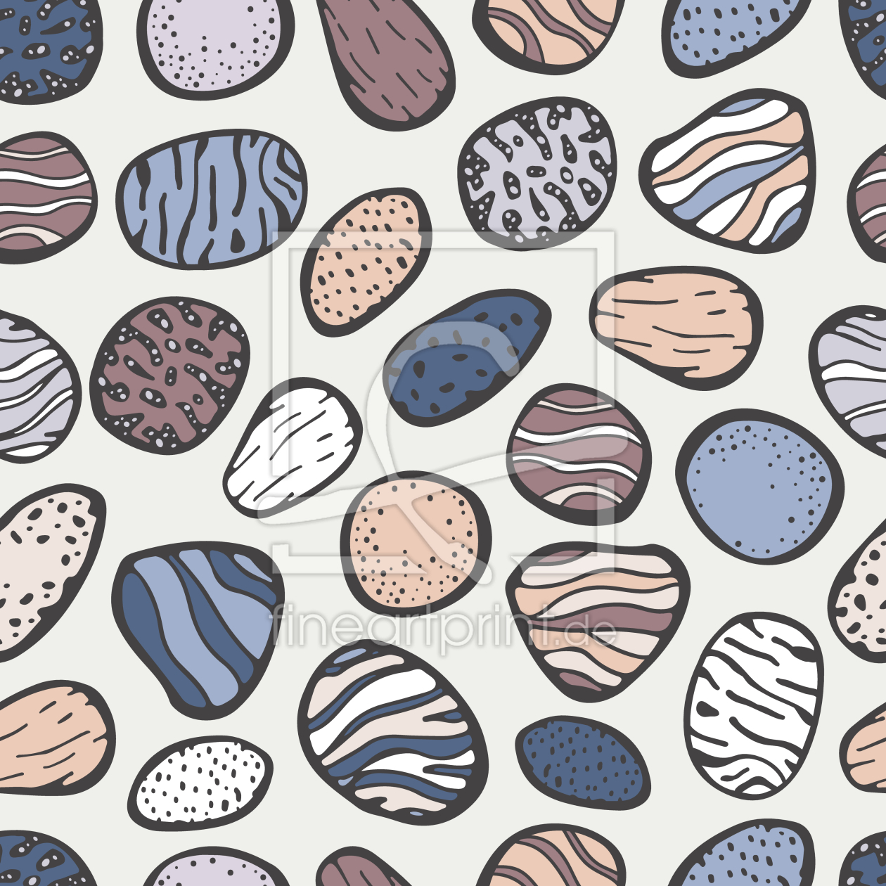 Bild-Nr.: 9014431 Doodle Steine erstellt von patterndesigns-com