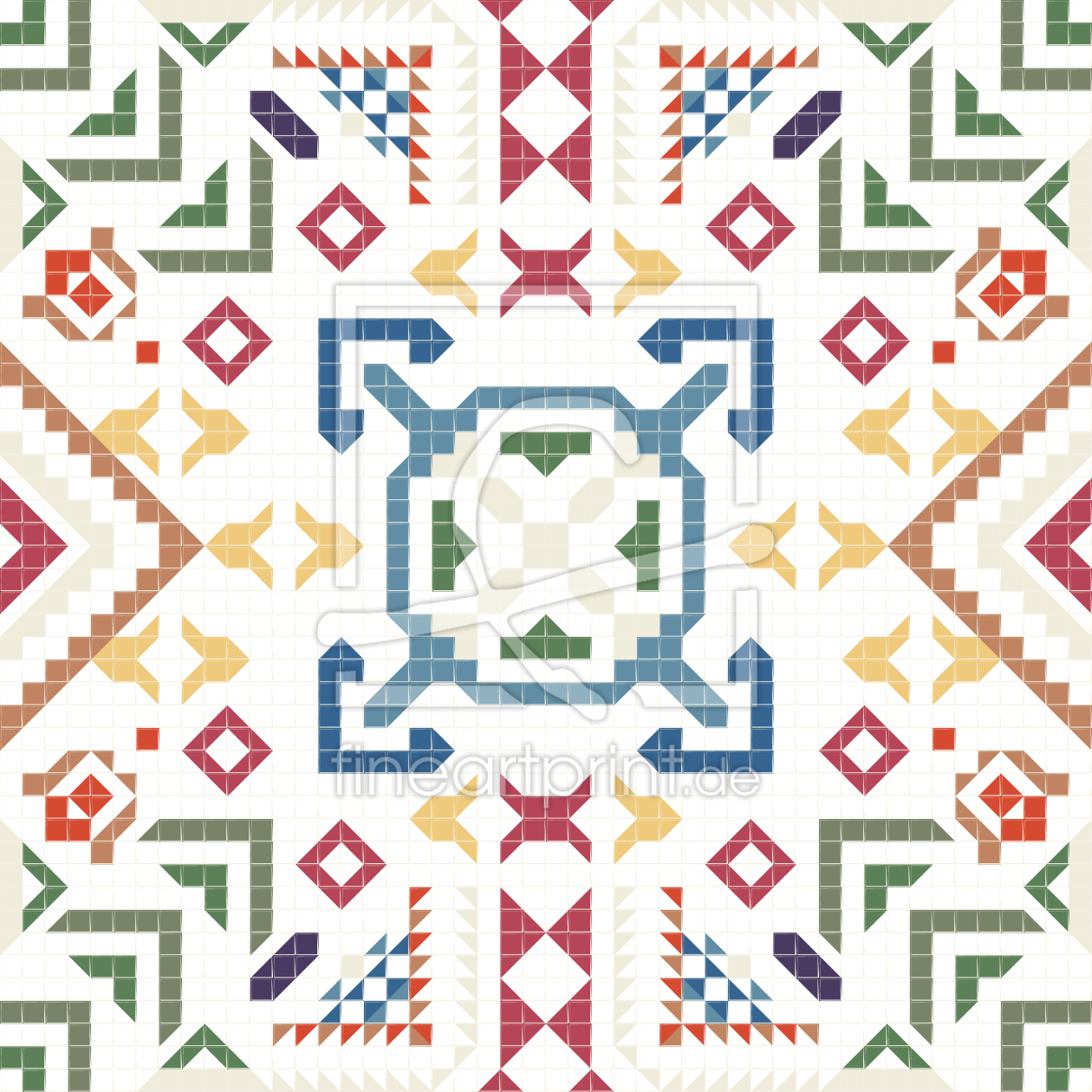 Bild-Nr.: 9014495 Mandala Mosaico erstellt von patterndesigns-com