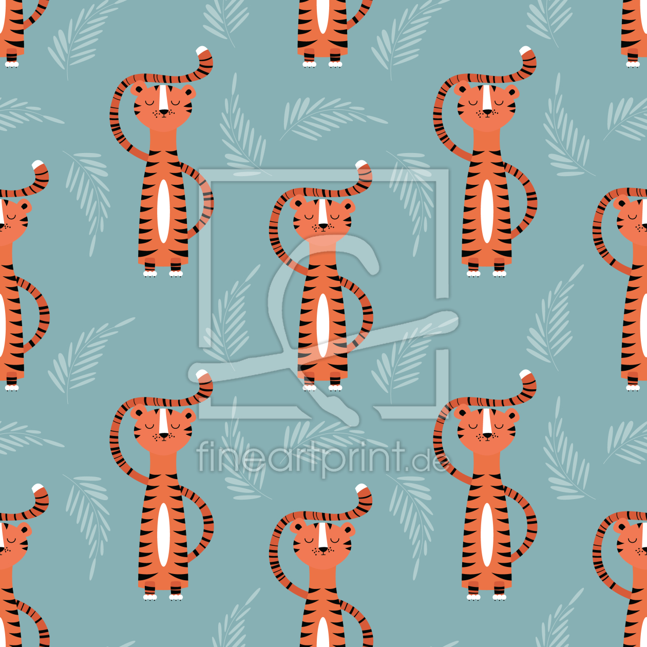 Bild-Nr.: 9014497 Niedliche Tiger erstellt von patterndesigns-com