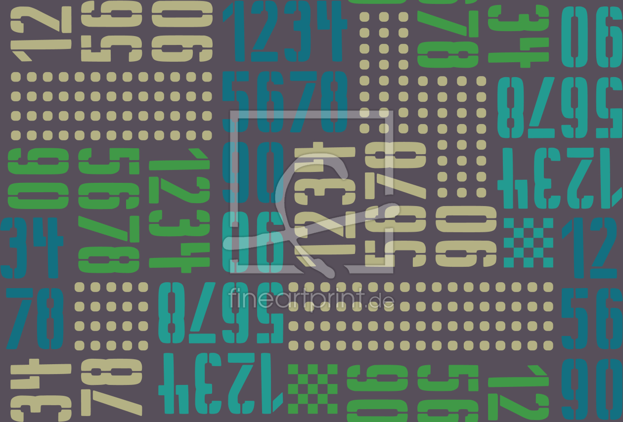 Bild-Nr.: 9014530 Nummern erstellt von patterndesigns-com