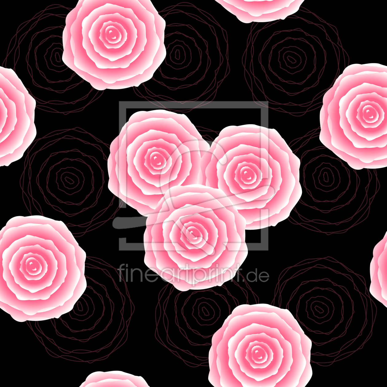 Bild-Nr.: 9014537 Rosen im Vintage-Stil erstellt von patterndesigns-com