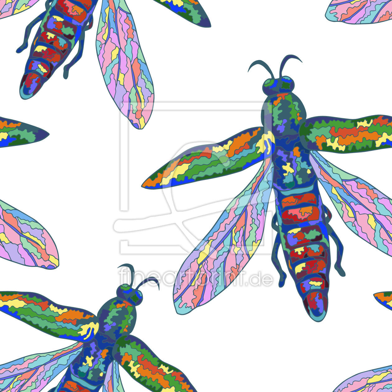 Bild-Nr.: 9014561 Tropische Insekten erstellt von patterndesigns-com