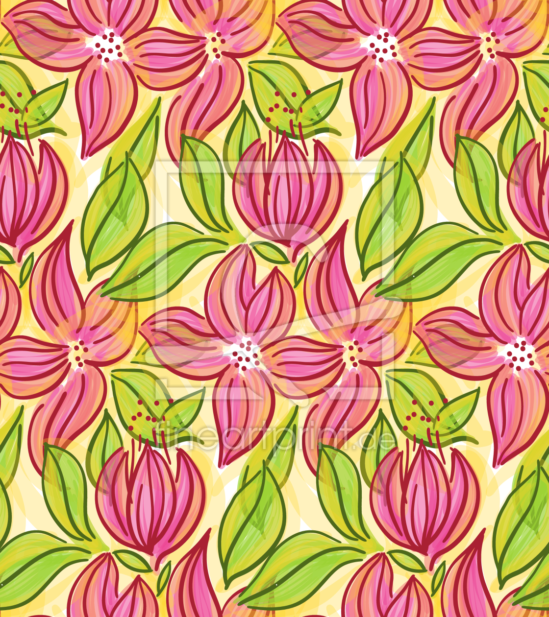 Bild-Nr.: 9014564 Große Blüten erstellt von patterndesigns-com