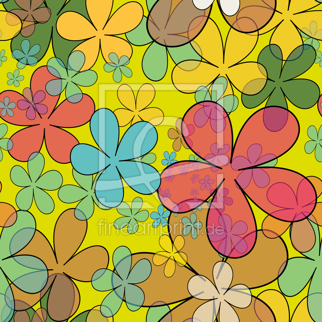 Bild-Nr.: 9014570 Hübsche Wildblumen erstellt von patterndesigns-com
