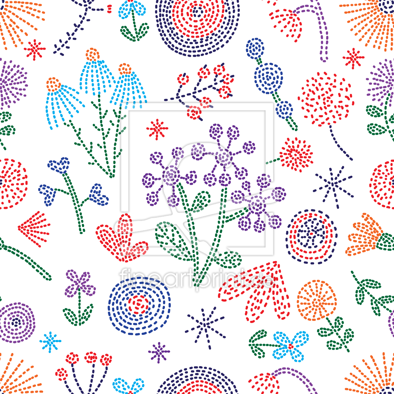 Bild-Nr.: 9014612 Sommerblumen Steppungen erstellt von patterndesigns-com