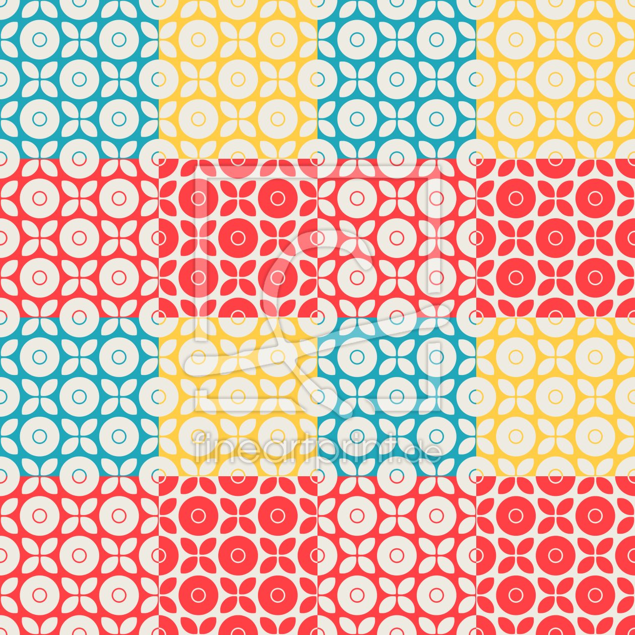 Bild-Nr.: 9014639 Gemischte Quadrate erstellt von patterndesigns-com