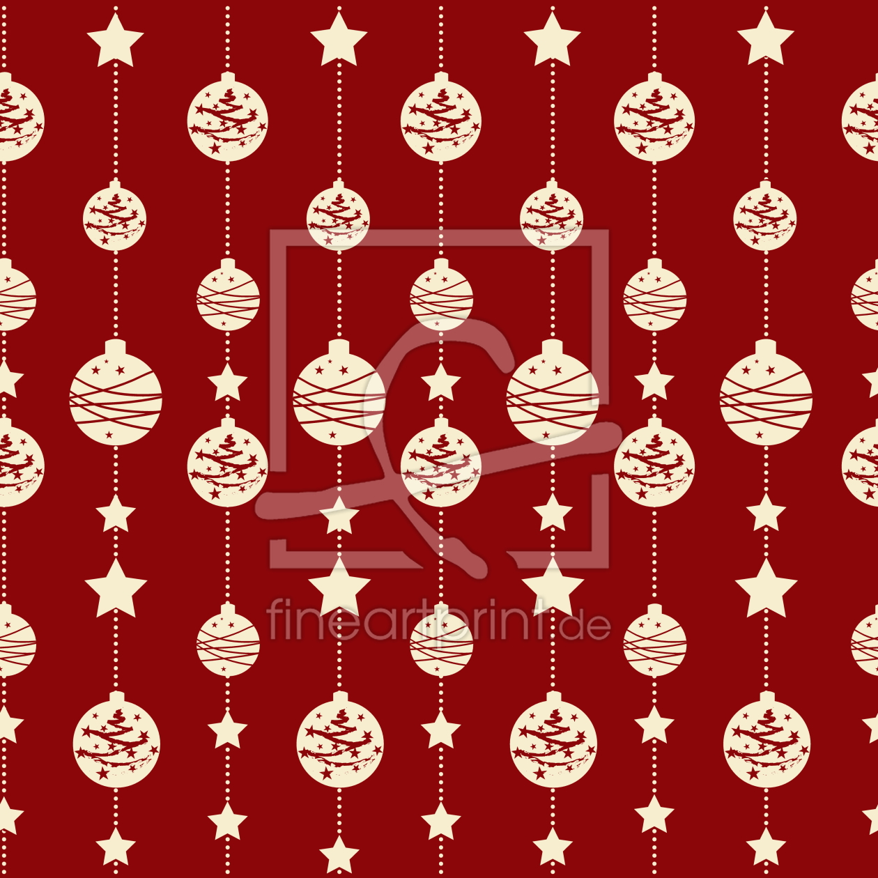 Bild-Nr.: 9014662 Weihnachtskugeln An Der Schnur erstellt von patterndesigns-com