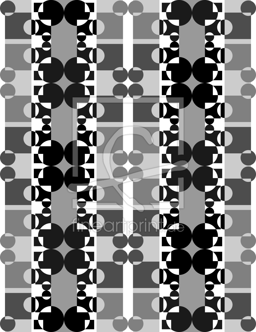 Bild-Nr.: 9014733 Tanz der Kreise und Quadrate erstellt von patterndesigns-com