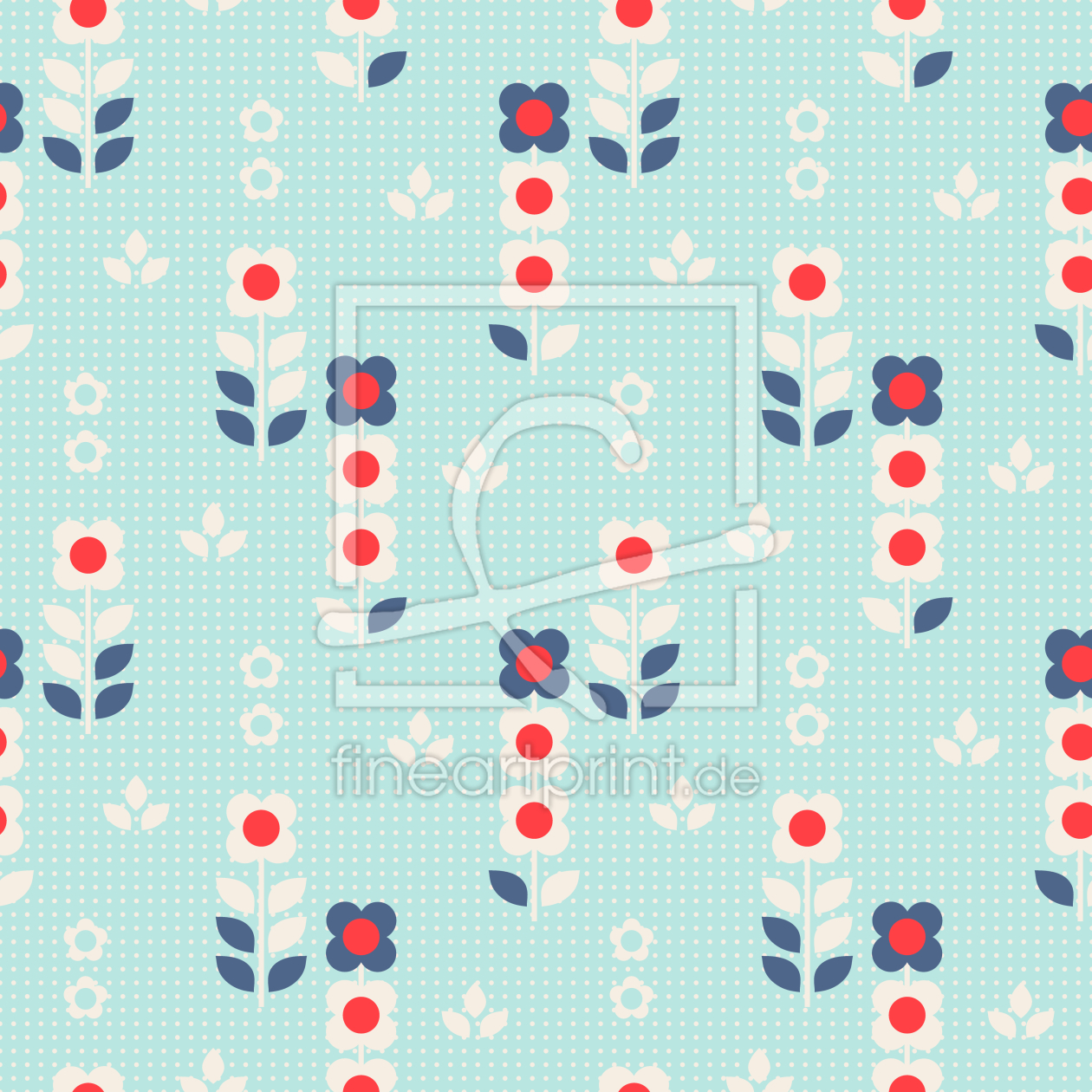 Bild-Nr.: 9014805 Dreiköpfige Blume erstellt von patterndesigns-com