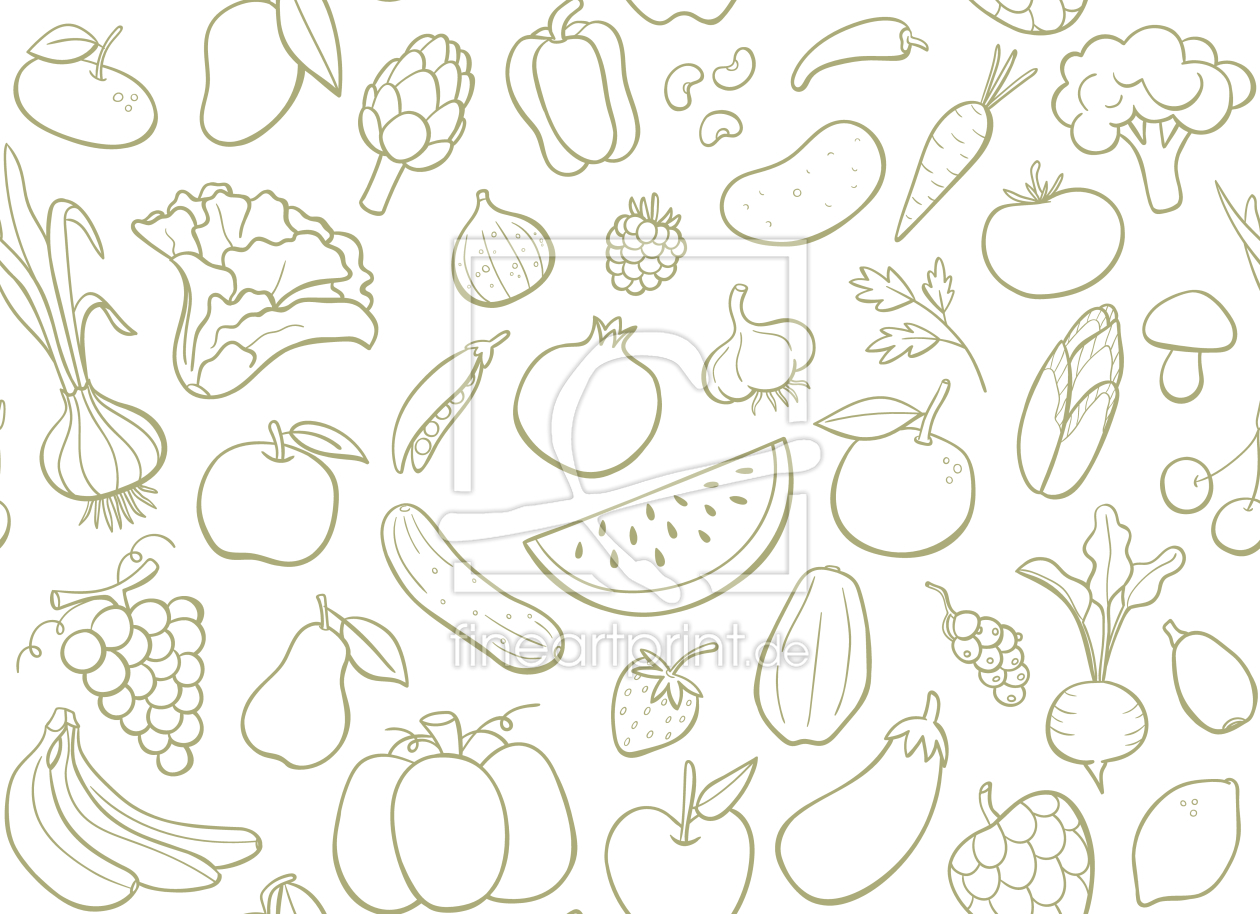 Bild-Nr.: 9014864 Obst und Gemüse erstellt von patterndesigns-com