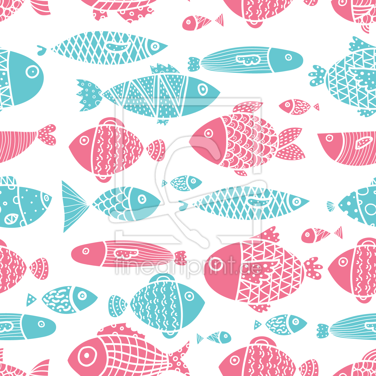 Bild-Nr.: 9014877 All Die Fische Im Meer erstellt von patterndesigns-com
