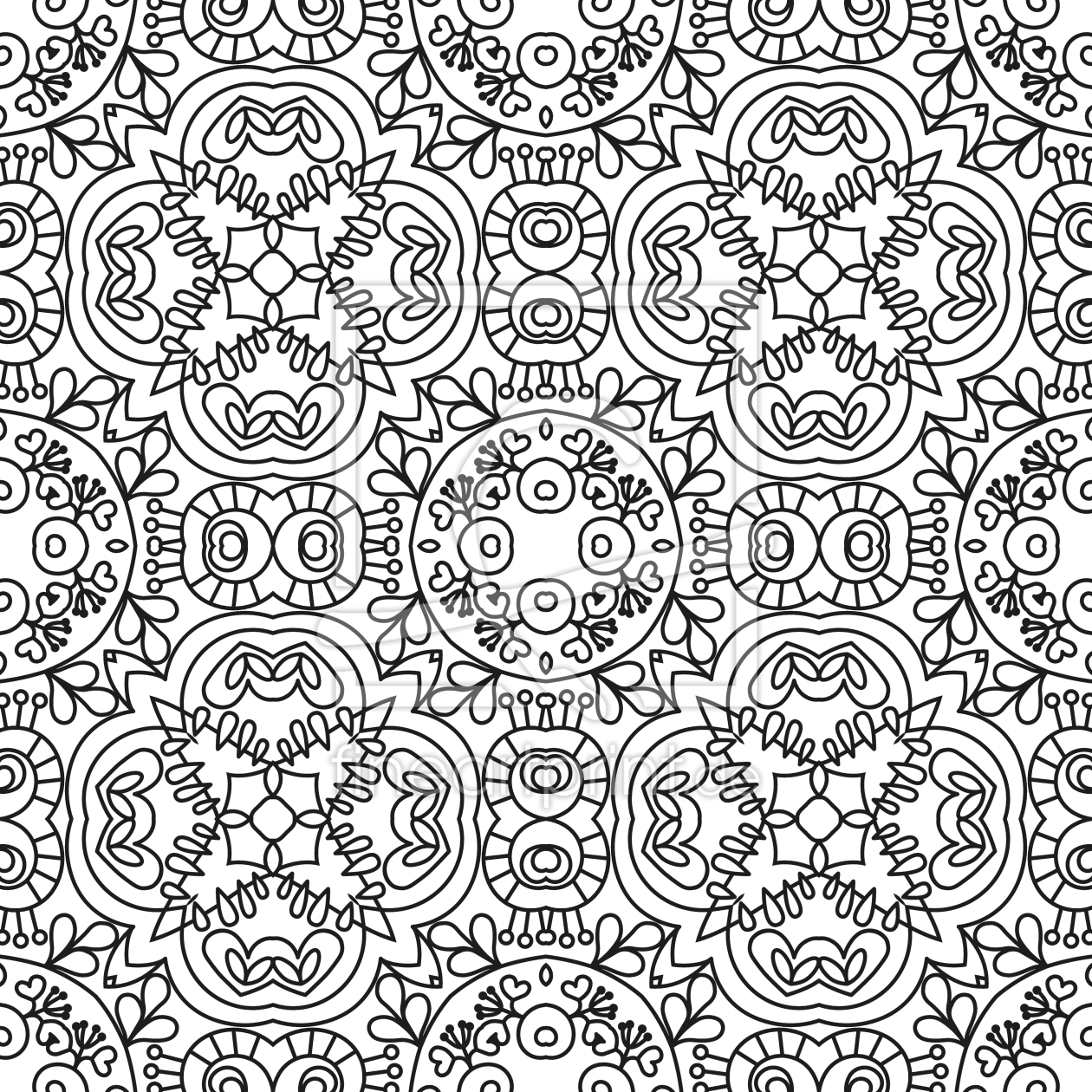 Bild-Nr.: 9014878 Filigrane Linien erstellt von patterndesigns-com