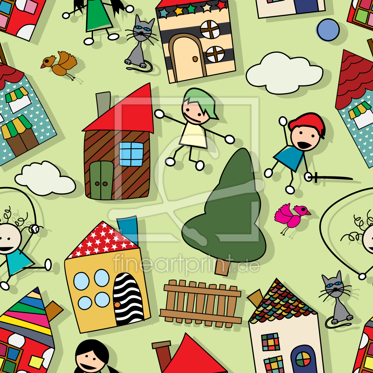 Bild-Nr.: 9014879 Glücklich Spielen erstellt von patterndesigns-com