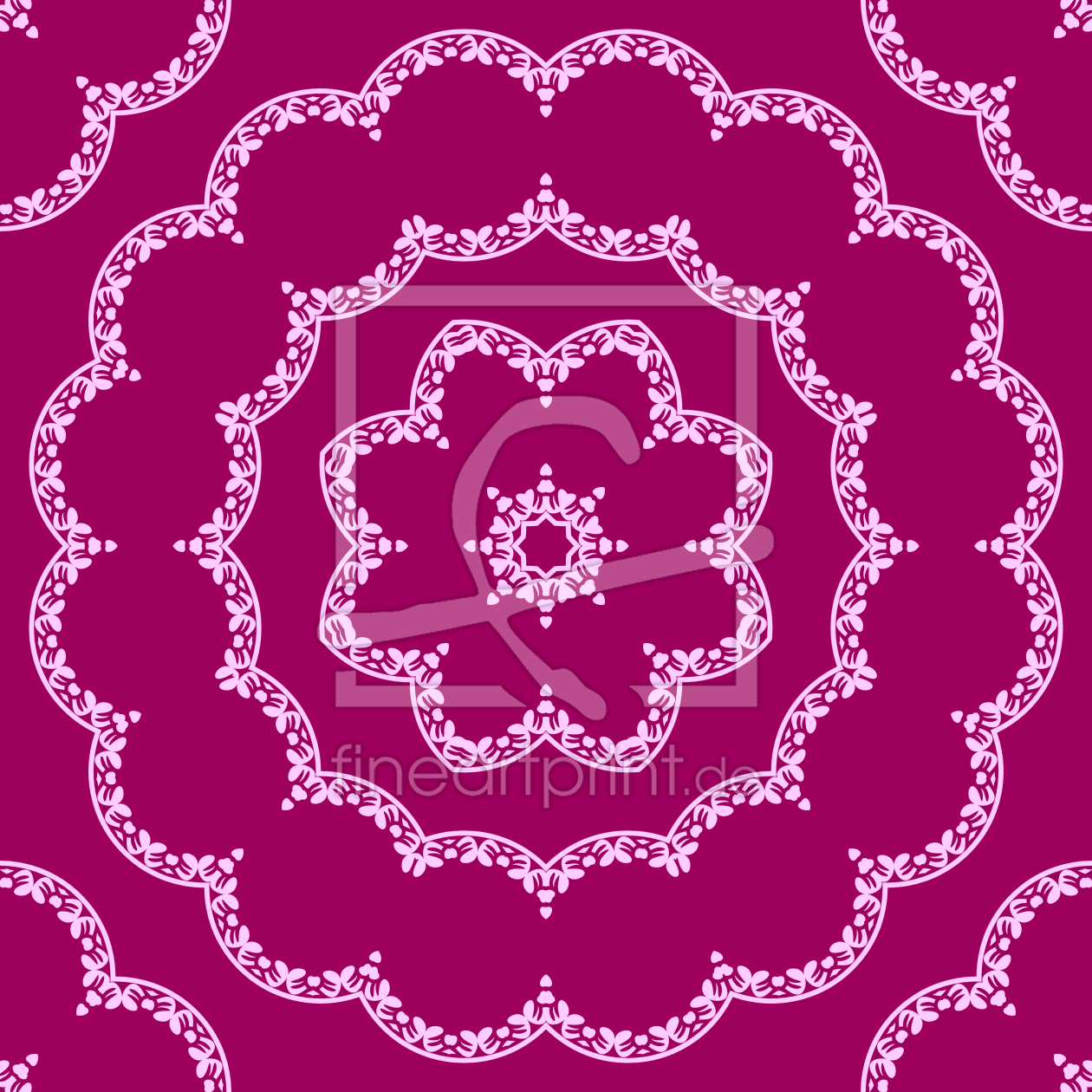 Bild-Nr.: 9014882 Verzierte Florale Kreise erstellt von patterndesigns-com