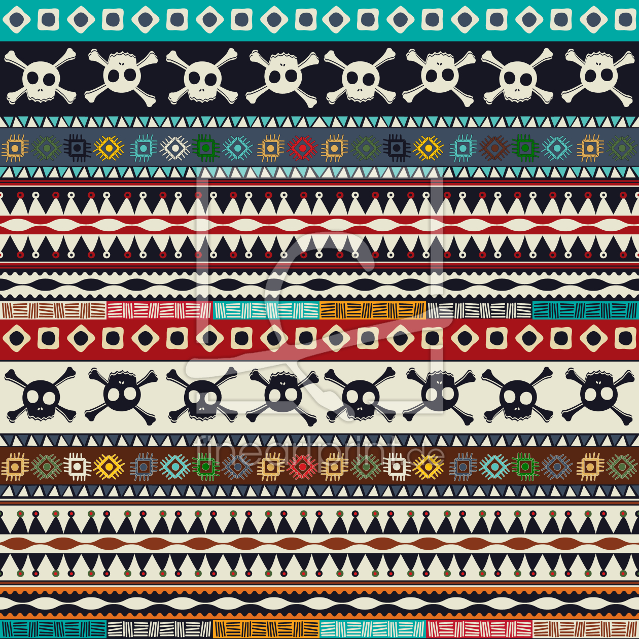 Bild-Nr.: 9014891 Aztekische Bordüre erstellt von patterndesigns-com