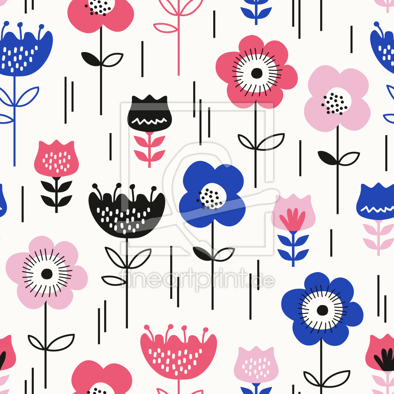 Bild-Nr.: 9014900 Blumenwiese im Frühling erstellt von patterndesigns-com