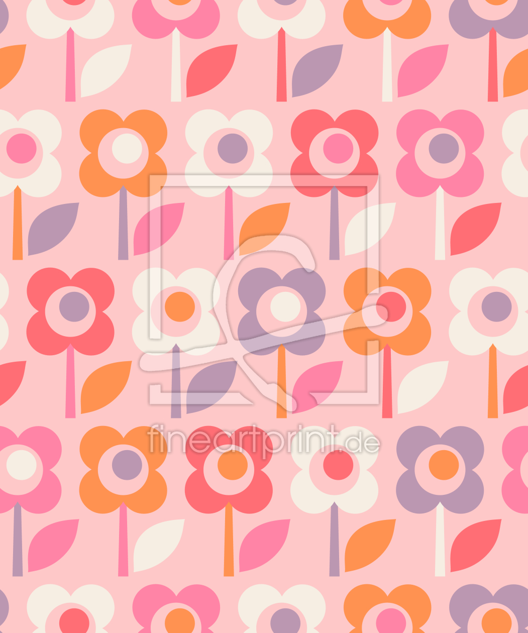 Bild-Nr.: 9014914 Retro Pop Floral erstellt von patterndesigns-com