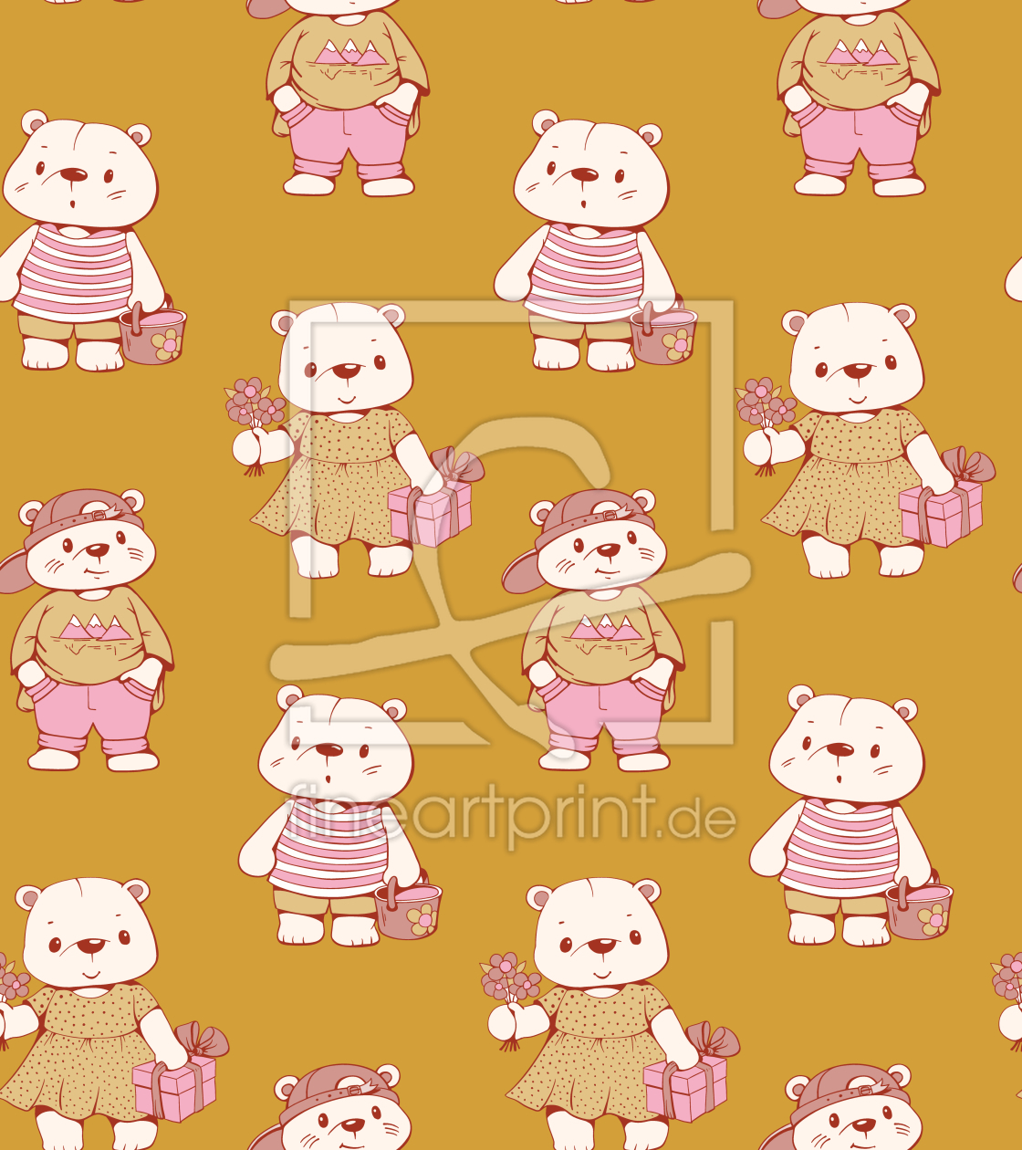 Bild-Nr.: 9014931 Glückliche Teddys erstellt von patterndesigns-com