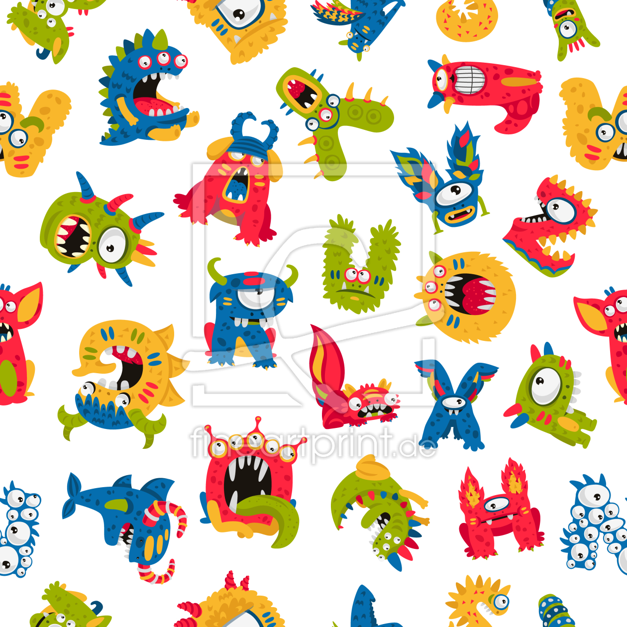 Bild-Nr.: 9014933 Monster-Alphabet erstellt von patterndesigns-com