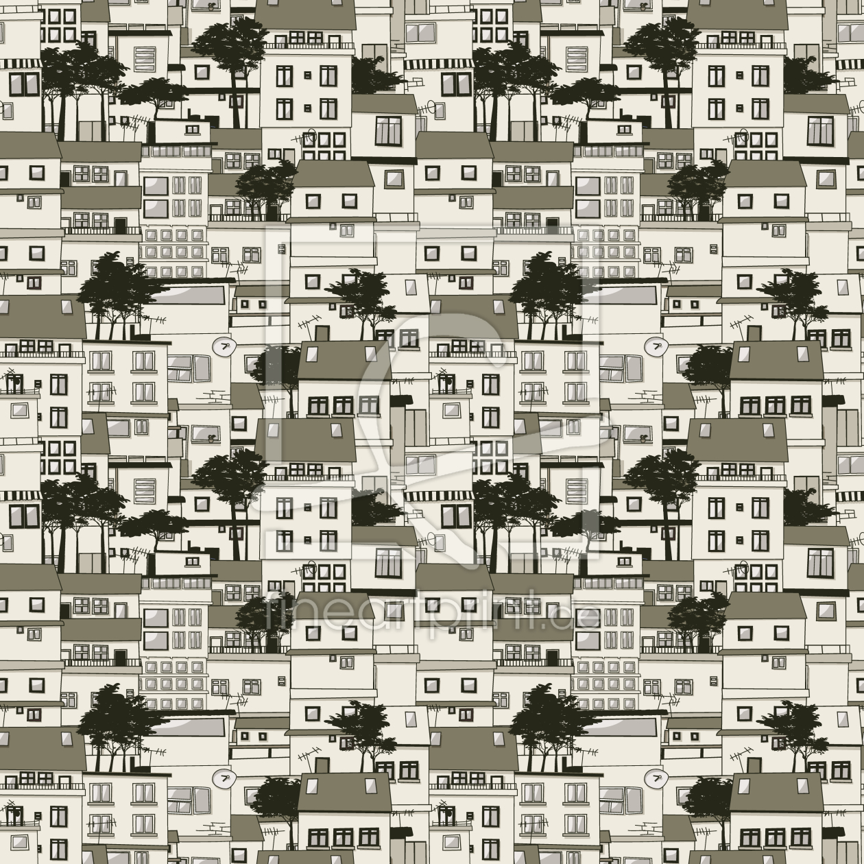 Bild-Nr.: 9014942 Alte Häuser erstellt von patterndesigns-com