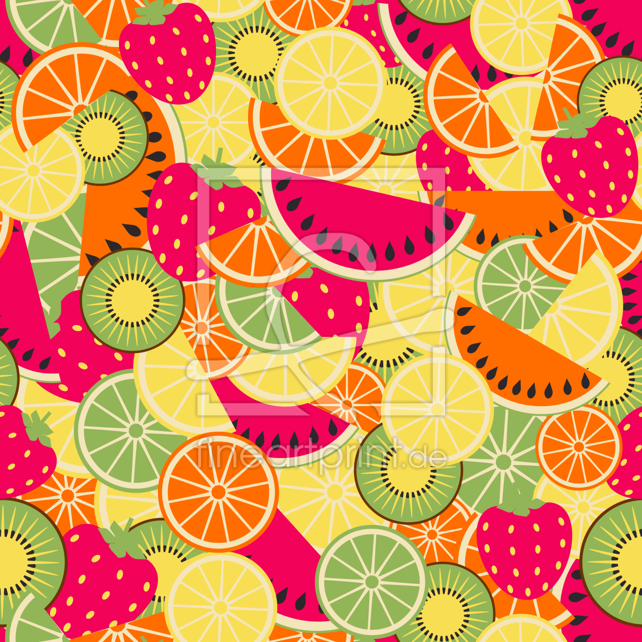 Bild-Nr.: 9014963 Leckerer Sommer Früchte erstellt von patterndesigns-com