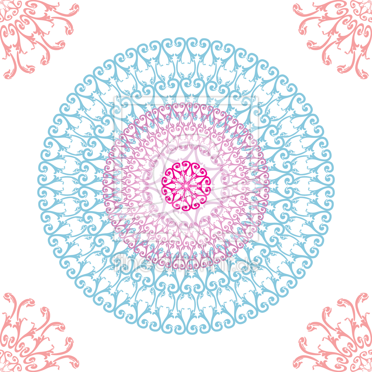Bild-Nr.: 9014973 Umkreisende Mandalas erstellt von patterndesigns-com