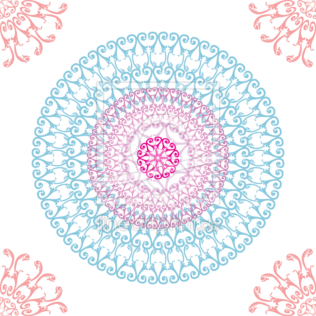 Bild-Nr.: 9014973 Umkreisende Mandalas erstellt von patterndesigns-com