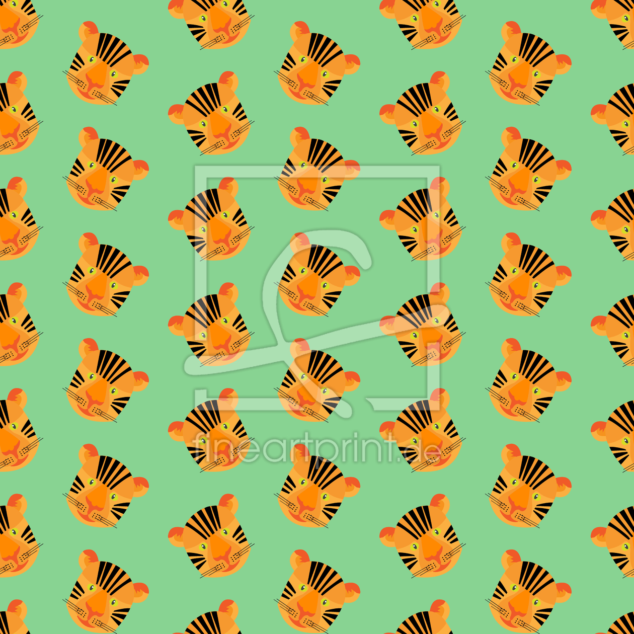 Bild-Nr.: 9015035 Gesicht eines Tigers erstellt von patterndesigns-com