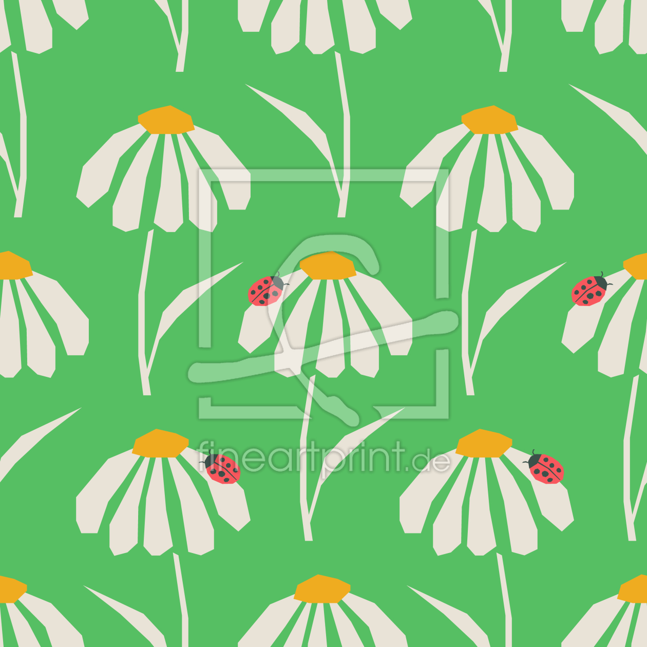 Bild-Nr.: 9015100 Gänseblümchen-Schirme erstellt von patterndesigns-com