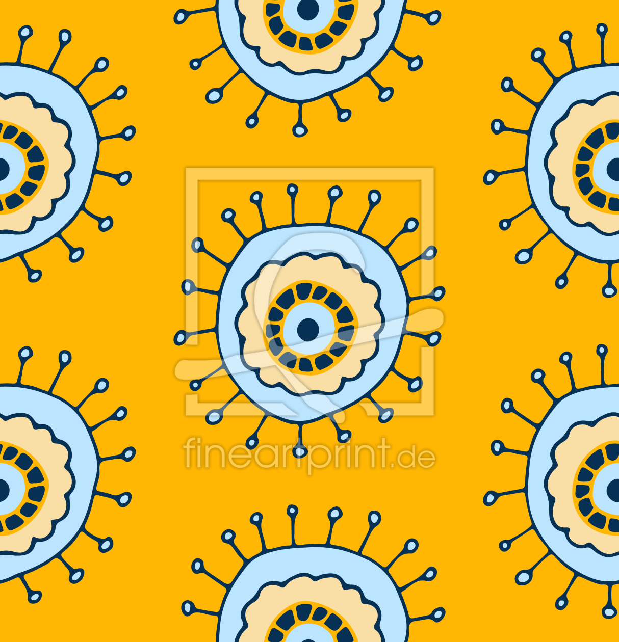 Bild-Nr.: 9015128 Doodle-Mikroorganismus erstellt von patterndesigns-com