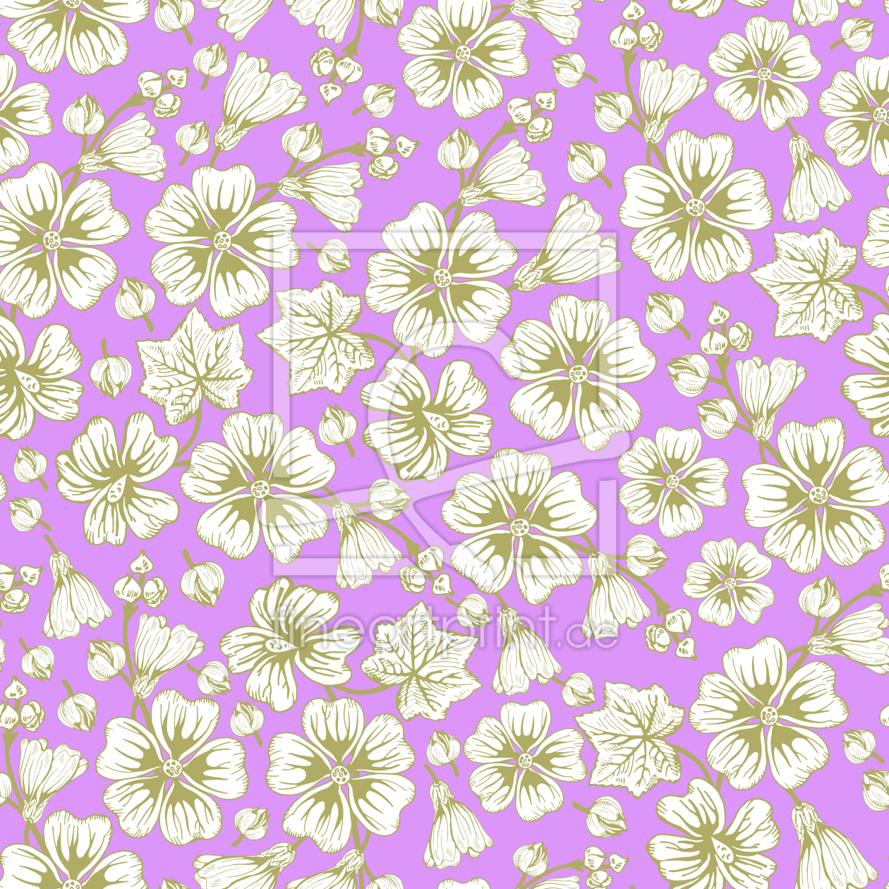 Bild-Nr.: 9015162 Malvenblüten Kimono erstellt von patterndesigns-com