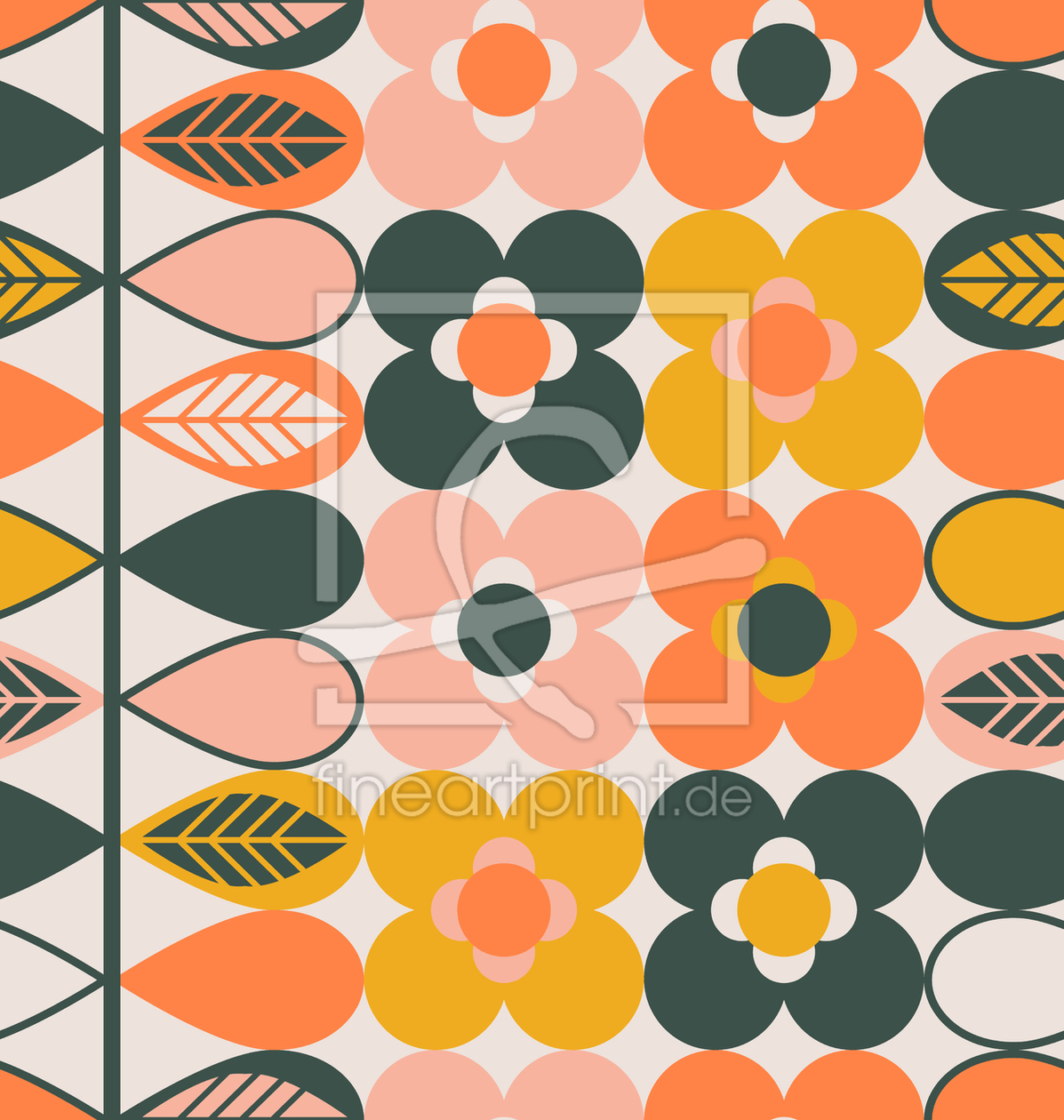 Bild-Nr.: 9015184 Stilisierte Botanik-Bordüre erstellt von patterndesigns-com