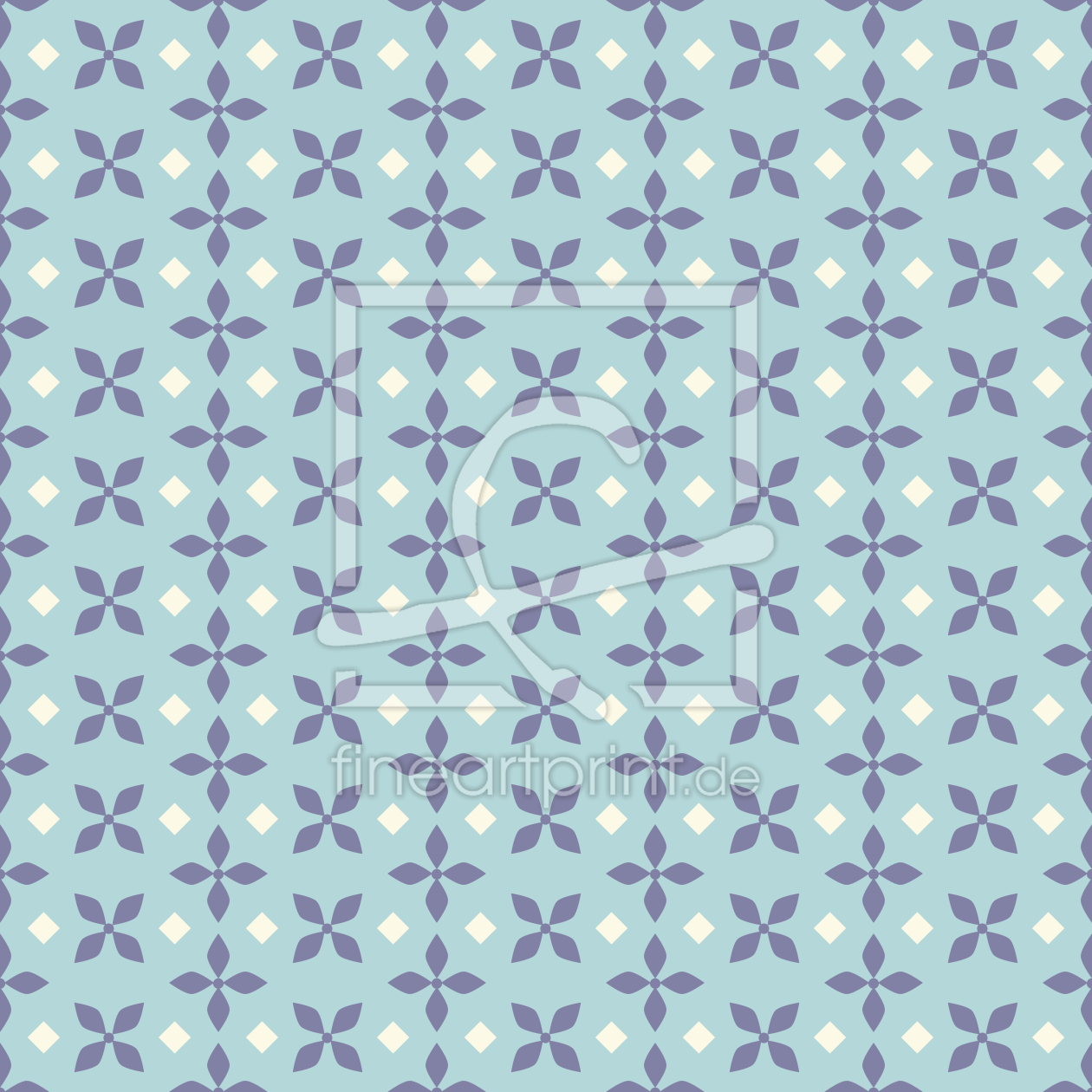 Bild-Nr.: 9015187 Florale Vierecke erstellt von patterndesigns-com