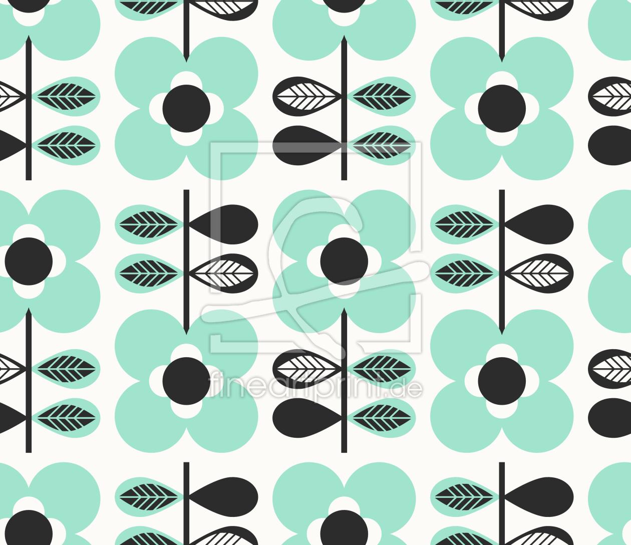 Bild-Nr.: 9015190 Vier Blütenblätter erstellt von patterndesigns-com