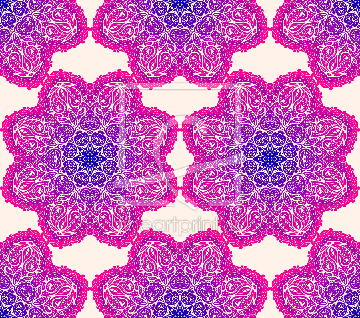 Bild-Nr.: 9015213 Leuchtende Mandala Blumen erstellt von patterndesigns-com