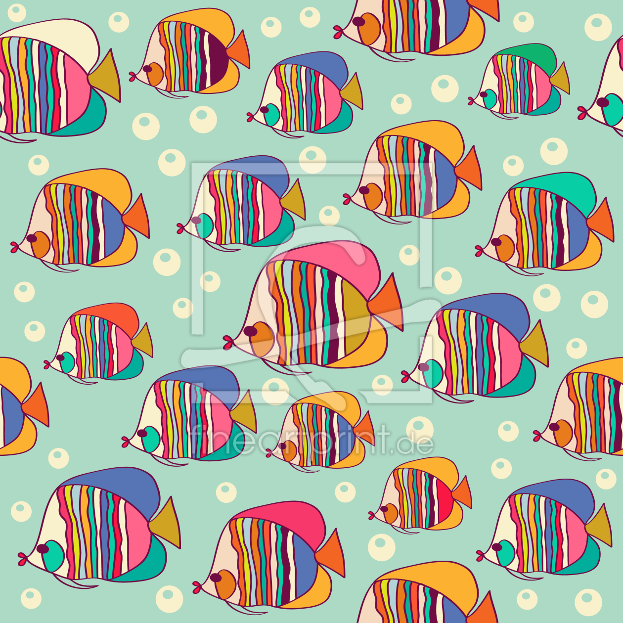 Bild-Nr.: 9015254 Kaiserfisch erstellt von patterndesigns-com