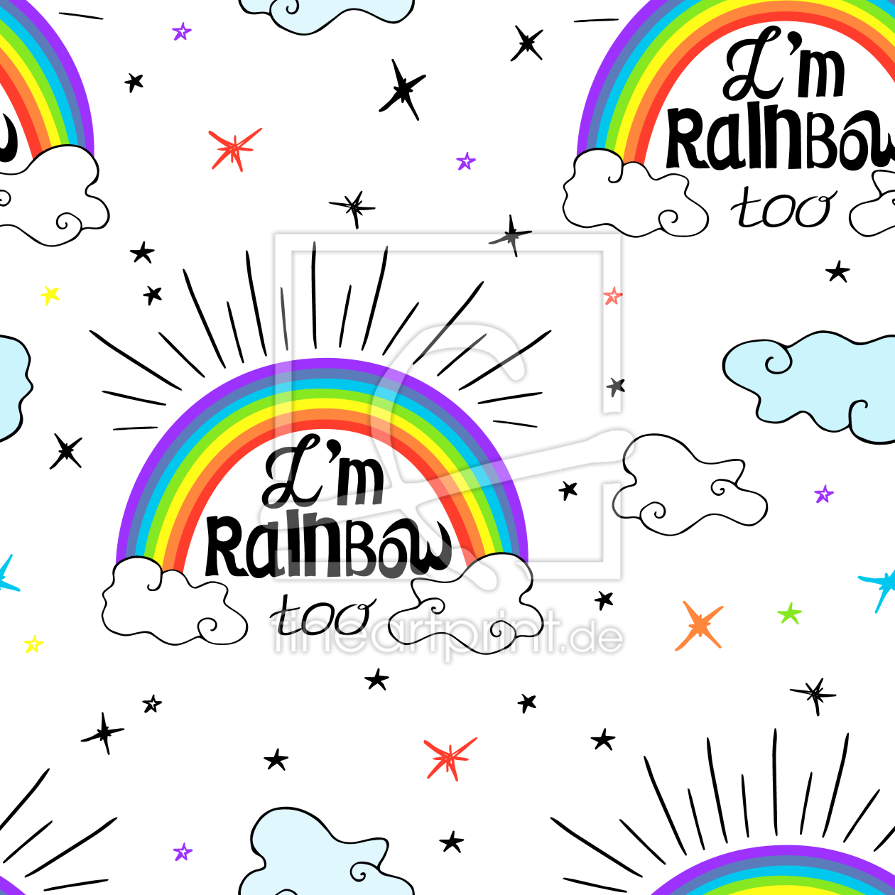 Bild-Nr.: 9015257 Ich bin Regenbogen erstellt von patterndesigns-com