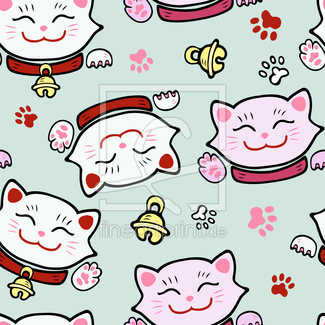 Bild-Nr.: 9015259 Maneki Neko erstellt von patterndesigns-com