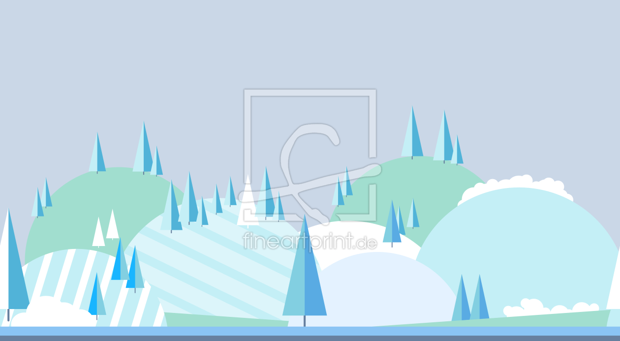 Bild-Nr.: 9015283 Winterlandschaft erstellt von patterndesigns-com