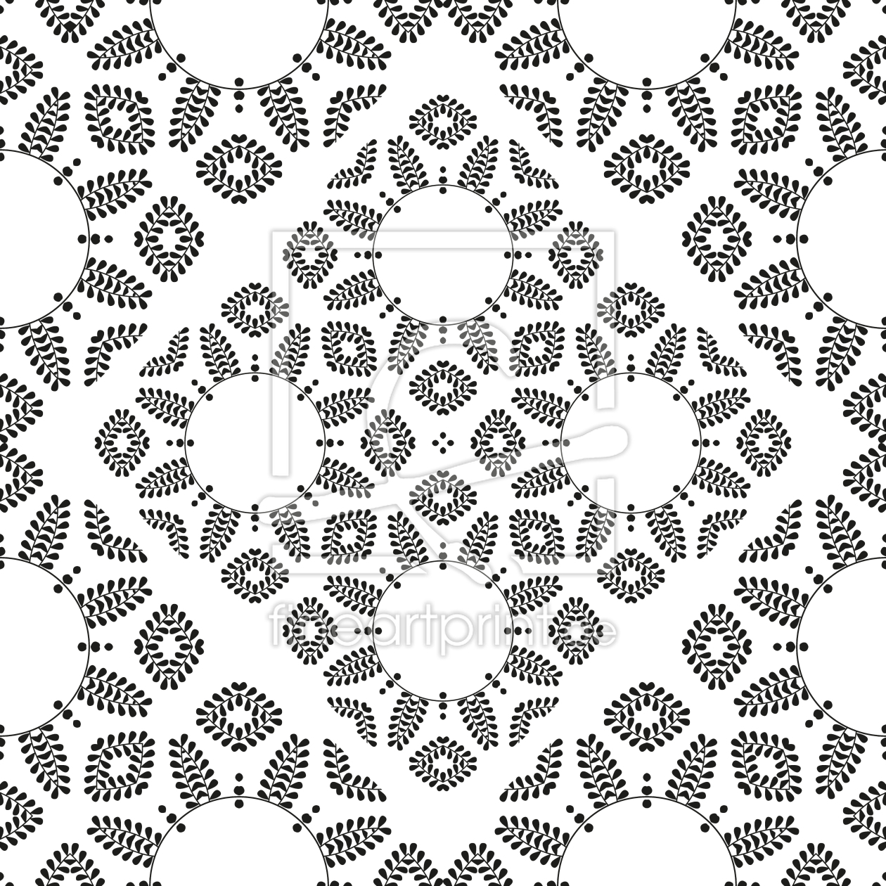 Bild-Nr.: 9015322 Sag Es Mit Blättern erstellt von patterndesigns-com