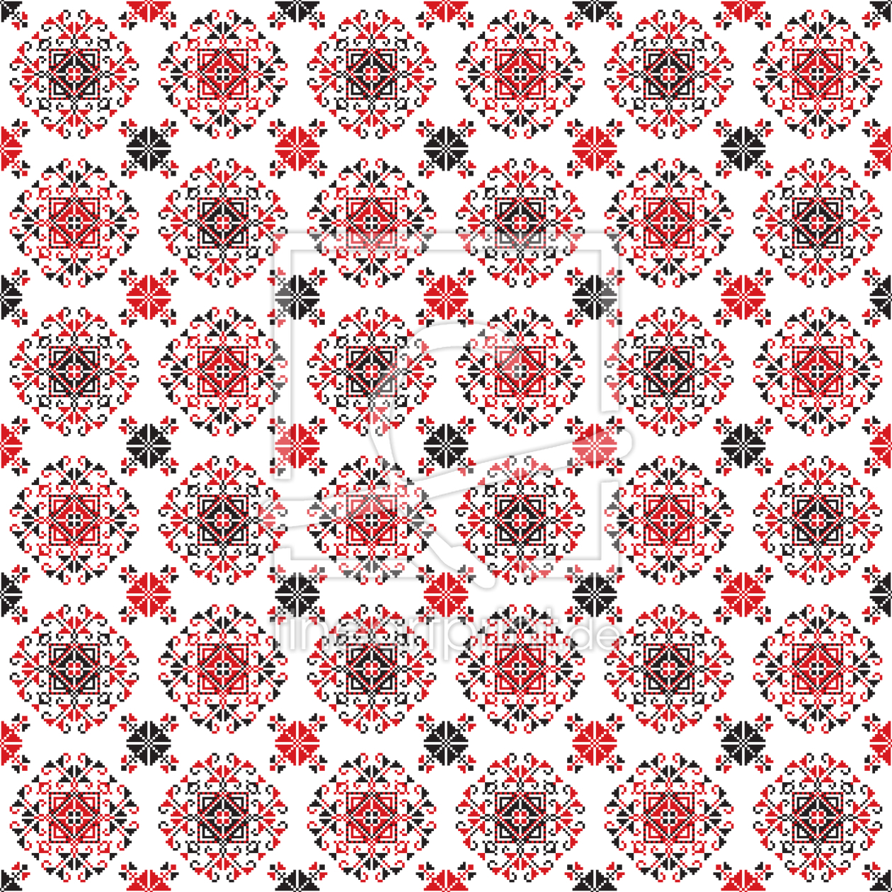 Bild-Nr.: 9015343 Traditionelle rumänische Mandalas erstellt von patterndesigns-com